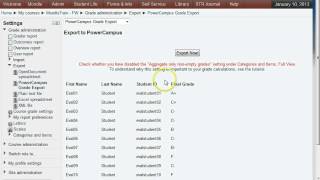 MT211 - Export Final Grades to PowerCampus in Moodle V2