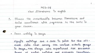 MEG 08 solved Assignment 2023-2024 | MEG 08 ignou handwritten assignment 2023-2024 | MEG