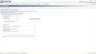 NOTIFICACIONES POR CORREO ELEVENTA - COMO CONFIGURARLO