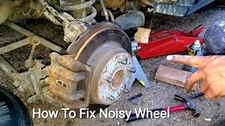 How To Fix Wheel Makes Noise When It's Rotating Or While Driving, AWD