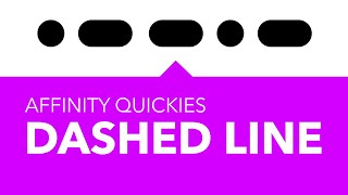 Explaining DASHED or DOTTED lines in Affinity Photo / Designer