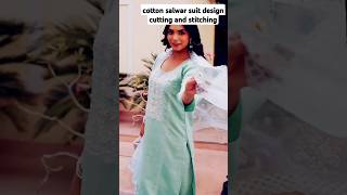 cotton salwar suit design cutting and stitching l @Sfcollection_021 #viralvideo #yt #fashion