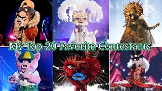 My Top 20 Favorite Contestants On The Masked Singer US