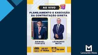 Live "Planejamento e Execução da Contratação Direta"