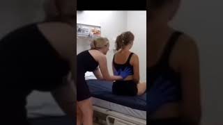 unintentional asmr back examination