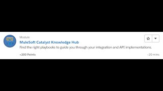 MuleSoft Catalyst Knowledge Hub [Salesforce Trailhead Answers]