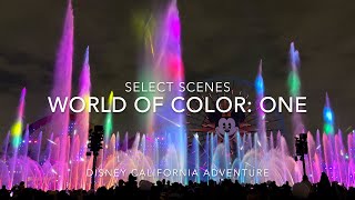 Select Scenes from World Of Color: One at Disneyland Resort California Adventure Park