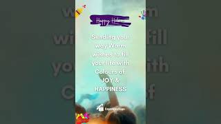 Hapy Holi 2022 | ExperienceSaga #shorts #holi2022 #holiwishes #holigreetings #festival #2022 #status