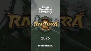 Rapterra Roller Coaster - Last Piece Of Track Installed At Kings Dominion!