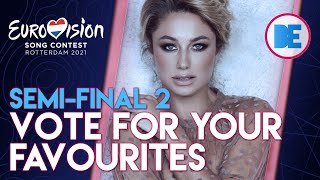 Eurovision 2021: Semi-final 2 - Vote for your favourites