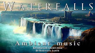 Listen relaxing ambient music and look at the mighty waterfalls of our planet.  Relaxation Film