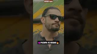 Roman Reigns 😱 Vs Pushpa 😈 Jhukega nai sala💯 Attitude status #shorts