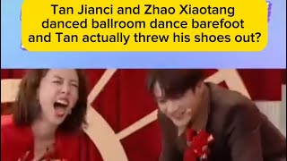 JCT not afraid of being attacked for being short. He throw shoes out to help his dance partner 🥹❤️