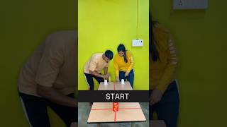 Blow 🥳 The Water Glass First to Win Prizes 🔥🔥 | #challenge #shorts #viral #ytshorts