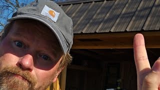 Installing a solar panel, battery, & inverter on my garden shed - live