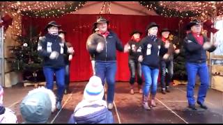 The Ranch Linedancer auf dem Weihnachtsmarkt in Plauen 2017