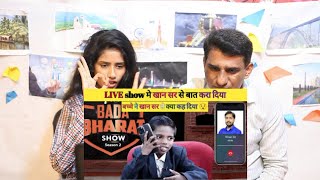 Pak Reacts to  Live show में विवेक बिन्द्रा सर ने छोटे खान (Bobby)को खान सर से बात करा दिया😯#khansir