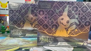 Pokemon TCG Paldean Fates ETB opening x2!