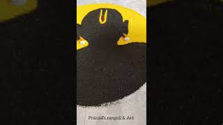 श्री स्वामी समर्थ simple rangoli 🙏 #rangoli #artist #youtube #art #shots #swami #swami