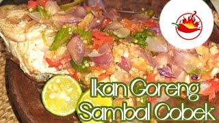 Cara membuat Ikan goreng Sambal Cobek