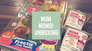 Num Noms Unboxing - The Freezie Family & Mystery Yogurt Cups