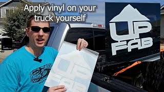 DIY: Apply Vinyl to Window