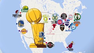 Cities With the Most NBA Championships (2022)