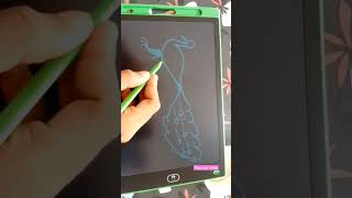 #writinpaddrawin#nationalbird #peacoxkdrawinin27sec#peacock #viralvideof