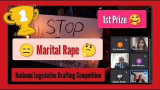 RAPE BY HUSBAND?!?!🤯Winning Team💫 National Legislative drafting competition👩‍🎓fLAWsome PART 1/2