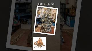 Handcrafted Brass "Goddess Laxmi" Statue by J.G. Art And Crafts