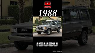 Evolution of Isuzu Trooper (1986-2006) #isuzutrooper #viralvideo