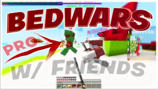 PLAYING MINECRAFT BEDWARS WITH FRIENDS!!!