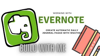 Evernote Build With Me - Daily Journaling Notes