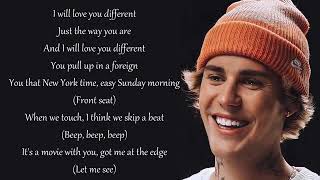 Justin Bieber - Love you different  (lyrics)ft BEAM #JUSTICE #JUSTINBIEBER