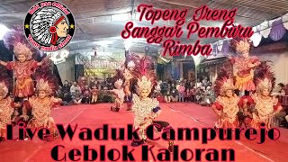 Live Perform Topeng Ireng Sanggar Pemburu Rimba | Live Waduk Campurejo Geblok Kaloran