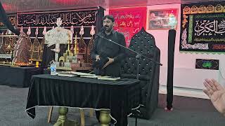 ZAKIR NADEEM HAIDER | 3RD MUHARRAM 2024 | MASJID E ZAINABIA | 10/07/2024