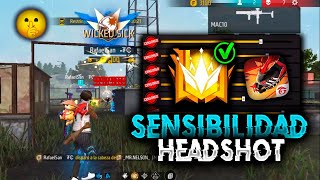 🎯 SENSIBILIDAD HEADSHOT ☠️ Para dar TODO ROJO en FREE FIRE