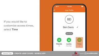 Create User Codes for your CSP Smart Security System using the Alarm.com App