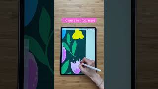 Procreate art🌸 #art #artshorts #arttutorial #artwork #easyart #procreate #fyp #drawing #ipadpro