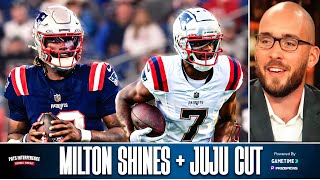 Joe Milton shines, Pats Panthers film notes and JuJu Smith Schuster cut