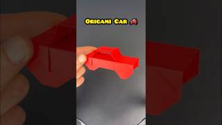 Paper Origami Car 🚗 Folding Instructions #origamieasy #origamitutorial #origamicraft #shorts