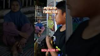 Jajanan Pinggir Jalan. Potato Twister!! #shorts #feedshorts #videoshort #streetfood