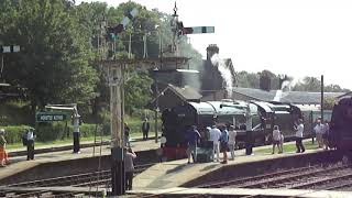 Clan Line on a Service Train at the Bluebell Railway - 27th August 2019.