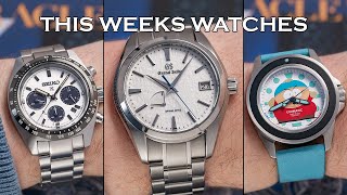 This Weeks Watches - Grand Seiko Snowflake & Quartz GMT, Tudor BB Pro, Unimatic & More [EP106]