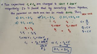 JEE SOLUTION// PART 2// Electrostatic potential and capacitance//chapter wise//physics//playlist