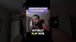 How Ar1se got into the Dota 2 scene