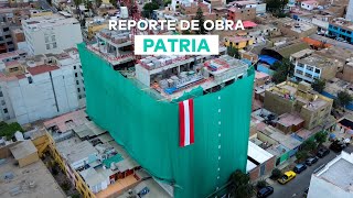 Reporte de obra Patria - junio