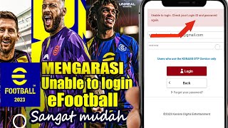 CARA MENGATASI UNABLE TO LOGIN DI EFOOTBALL 2024 TRANSFER DATA RELOG