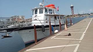 On the water front of Lake Erie in Erie PA