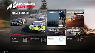 Comandar o Assetto Corsa Competizione com voz em português